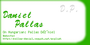 daniel pallas business card